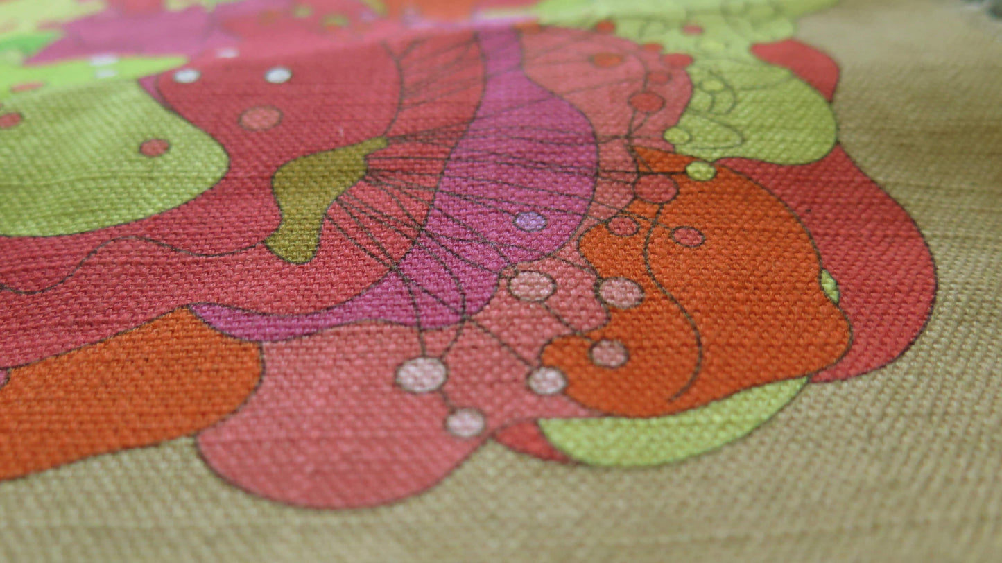 Under the Snow Moon 2 | Atlas Collection | Linen Wall Hanging | Throw