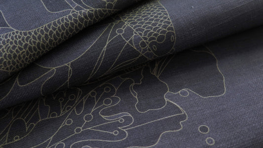 Under the Snow Moon 5 | Atlas Collection | Linen Wall Hanging