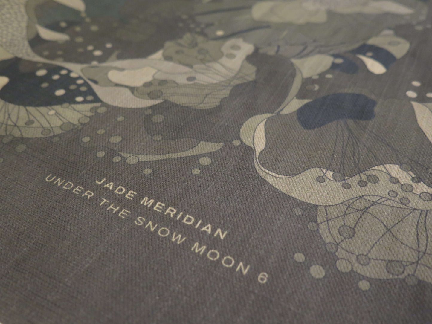 Under the Snow Moon 6 | Atlas Collection | Linen Wall Hanging | Throw