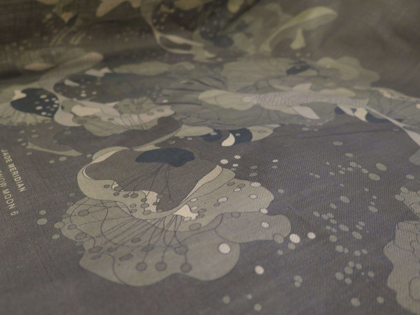 Under the Snow Moon 6 | Atlas Collection | Linen Wall Hanging | Throw