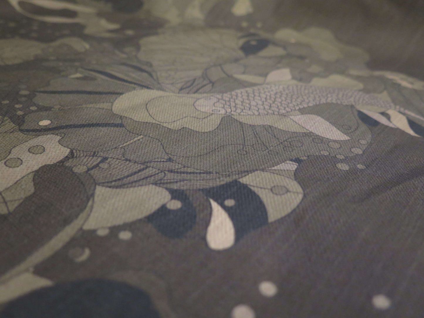 Under the Snow Moon 6 | Atlas Collection | Linen Wall Hanging | Throw