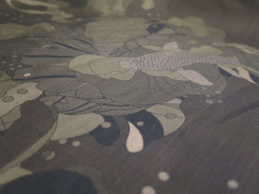 Under the Snow Moon 6 | Atlas Collection | Linen Wall Hanging | Throw