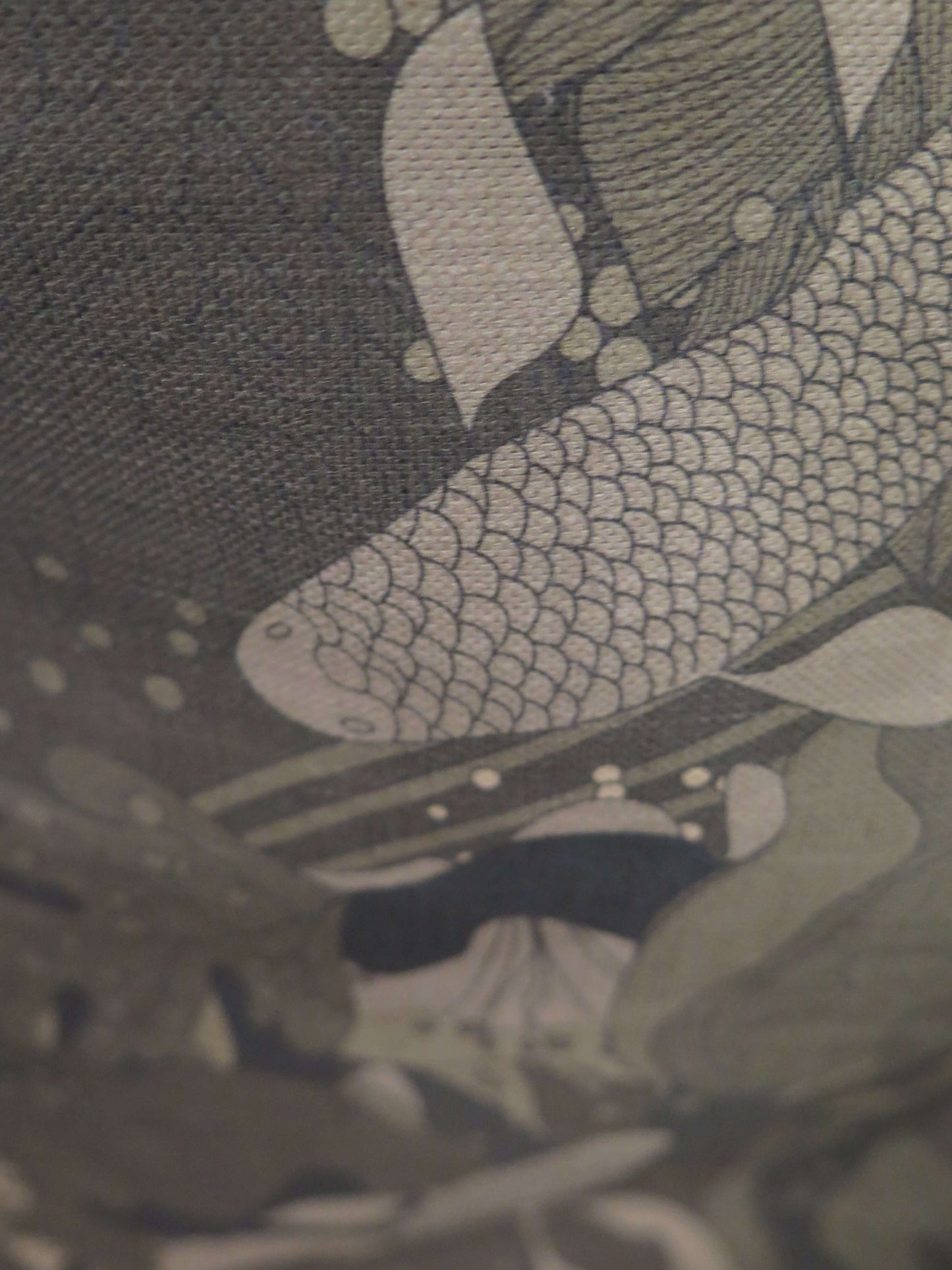 Under the Snow Moon 6 | Atlas Collection | Linen Wall Hanging | Throw